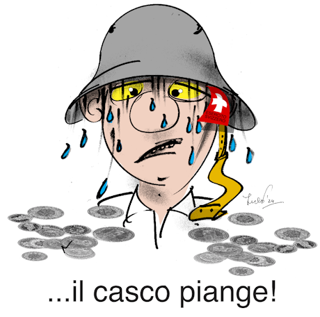Il casco piange